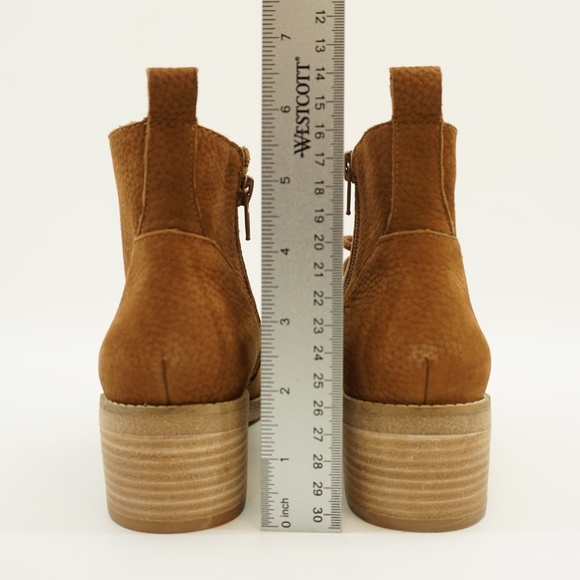 Lucky Brand Ankle Boot Lace Up Booties Toffee 6 - Picture 6 of 8